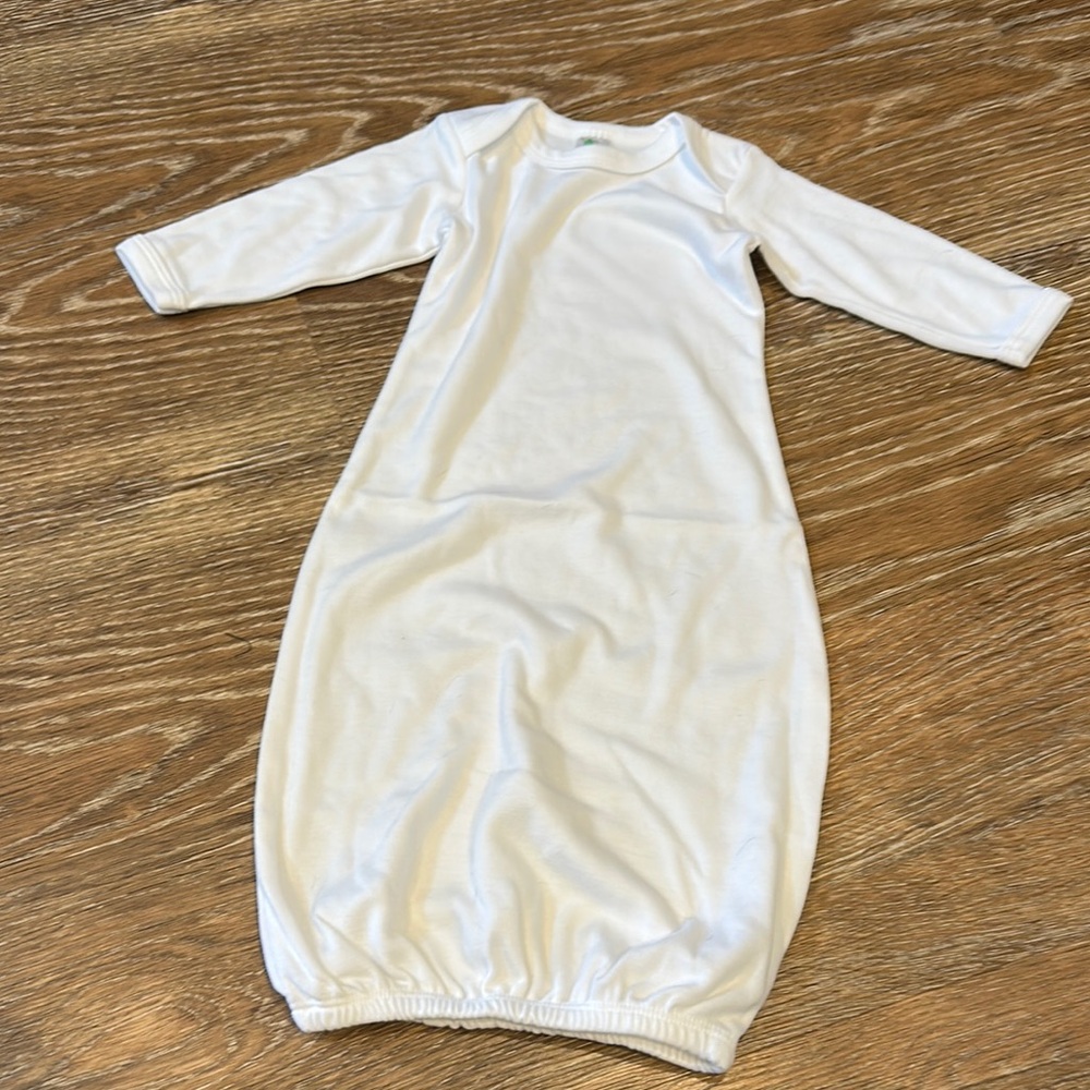 White Baby Sleep Gown